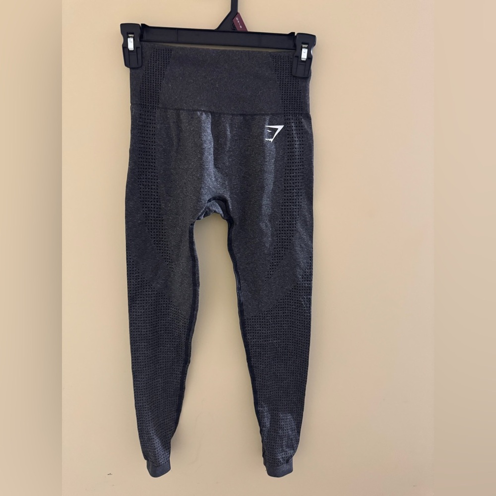 Gymshark Vital Seamless Legging Size small Black Marl